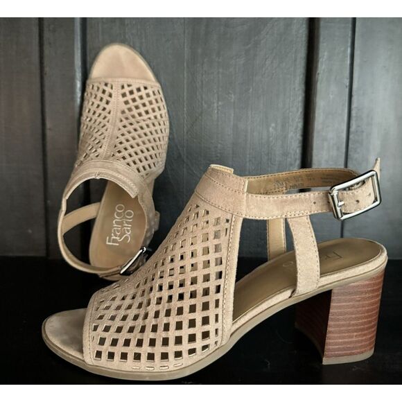 Franco Sarto Peep-Toe Heels (6.5)